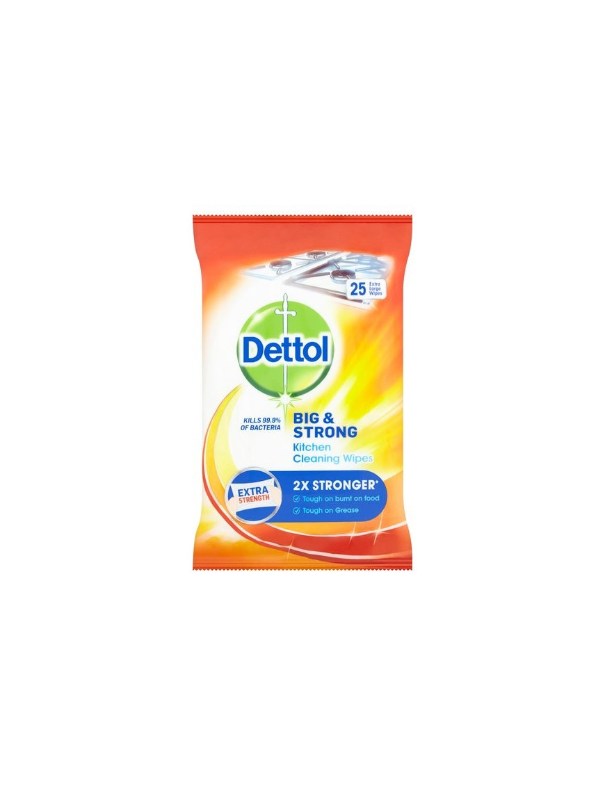DETTOL BIG & STRONG KITCHEN CLEANING WIPES