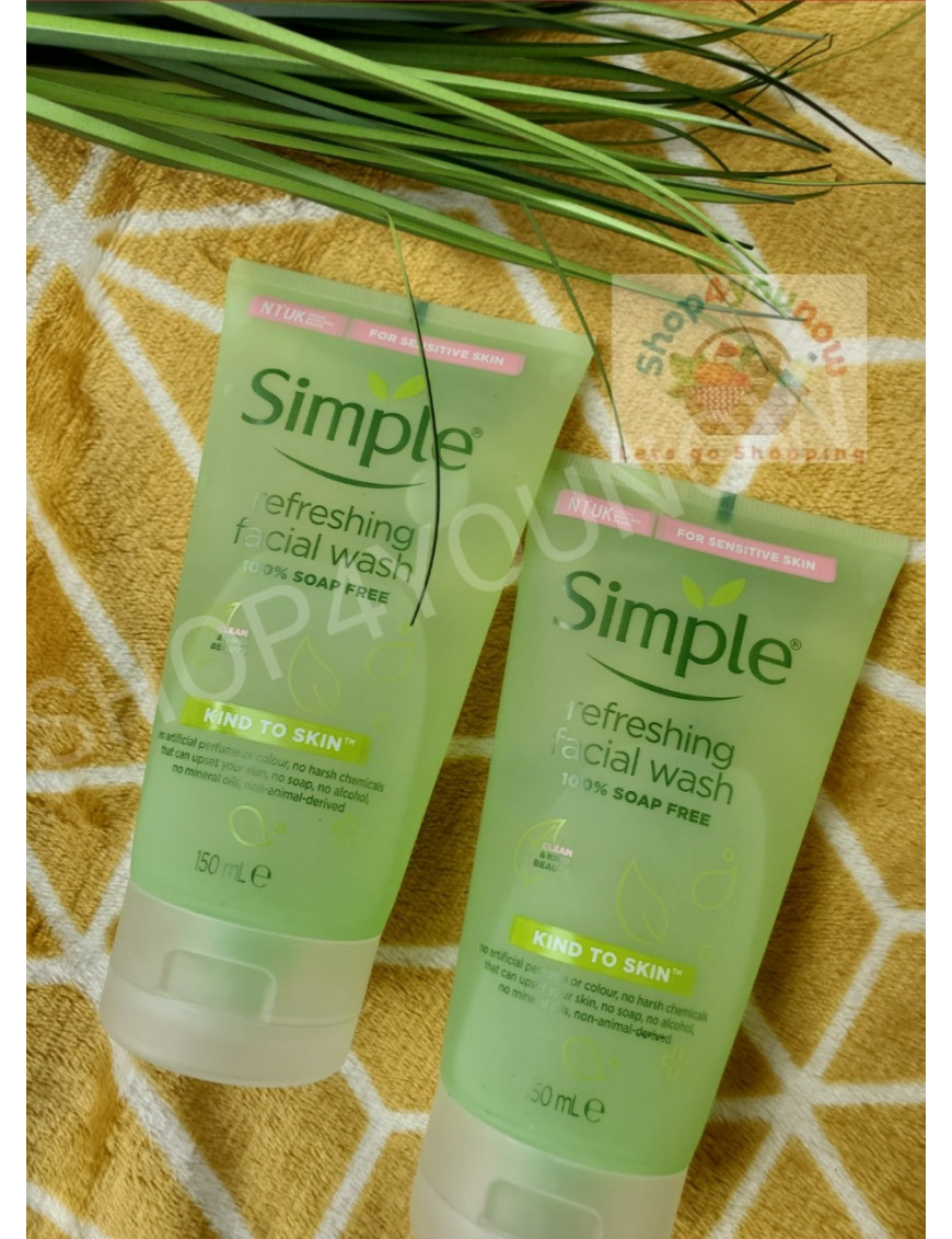 SIMPLE REFRESHING FACIAL WASH (KIND TO SKIN) 150ML