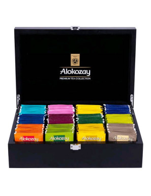 ALOKOZAY Premium Wooden Tea Box