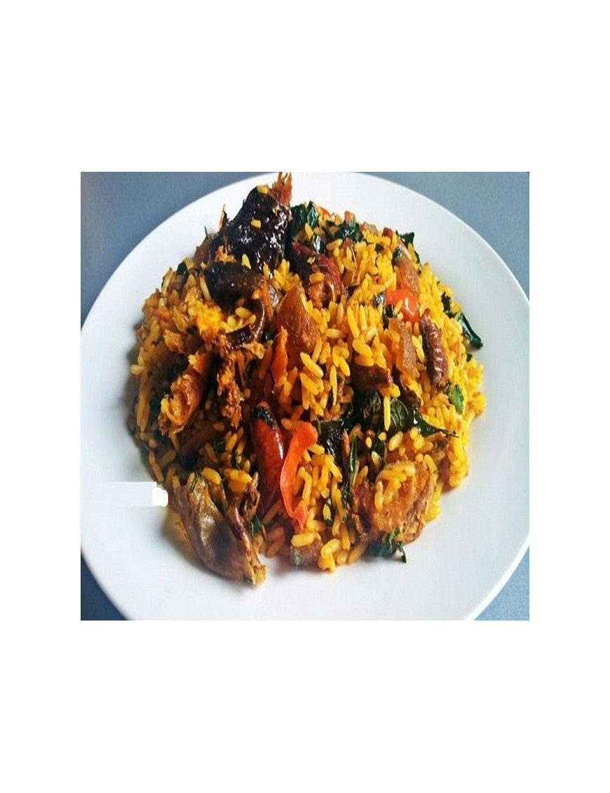 NATIVE RICE (Palm Oil Rice) per portion
