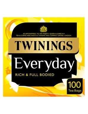 Twinings everyday 100 tea bags 290g