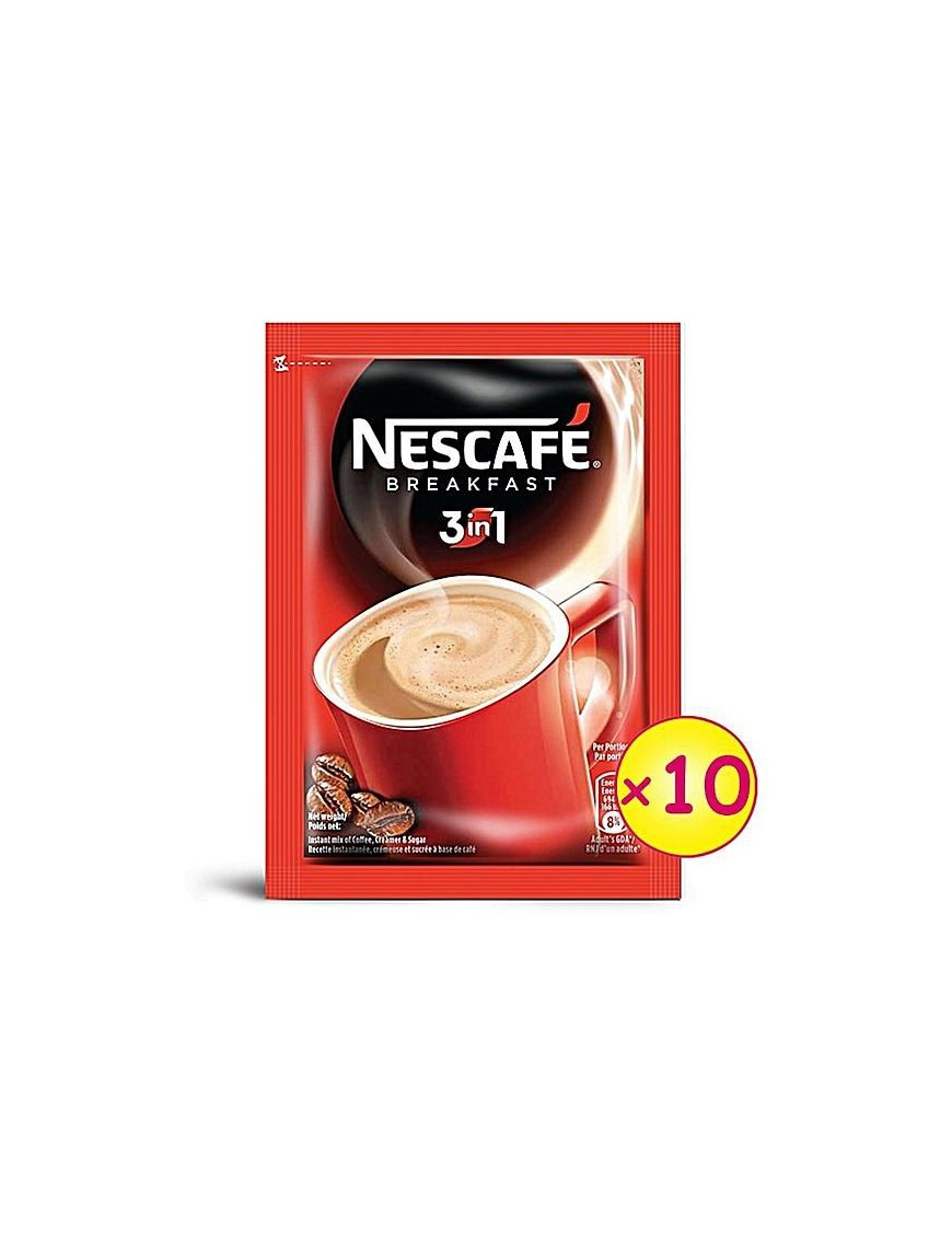 NESCAFE 3 IN 1 BREAKFAST COFFEE (32g X 10)