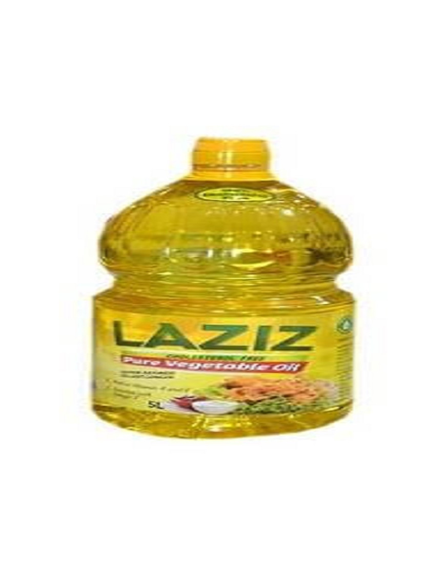 LAZIZ PURE VEGETABLE OIL 5Liters