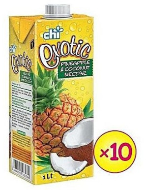 CHI EXOTIC PINEAPPLE & COCONUT NECTAR 1LT X10